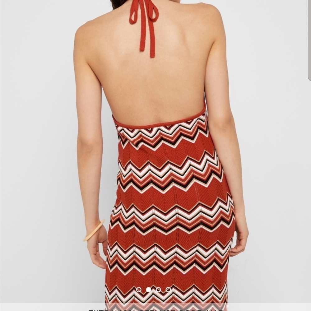 FOREVER 21 | CHEVERON HALTER SUNDRESS - Picture 2 of 4
